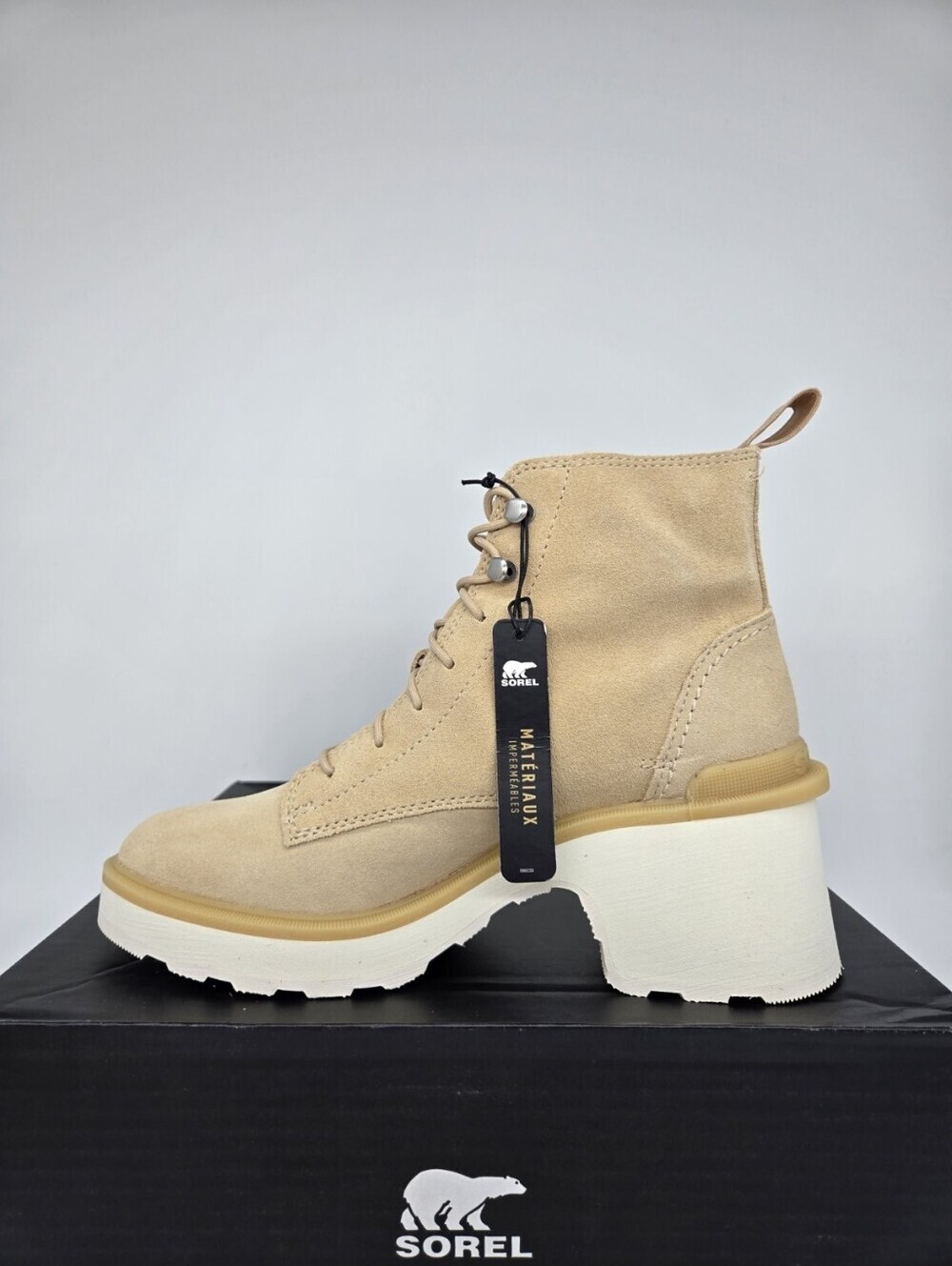 Sorel Women's Hi-Line Waterproof Lace-Up Boot Shoes Size 8.5 - Picture 6 of 8